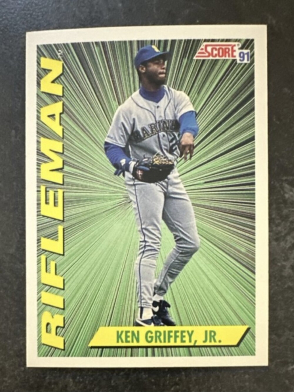 1991 SCORE Rifleman Insert Ken Griffey Jr #697 Seattle Mariners MLB